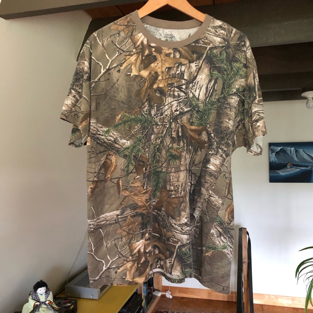 Men's Realtree Camo Short Sleeve T-Shirt 100% Cotton